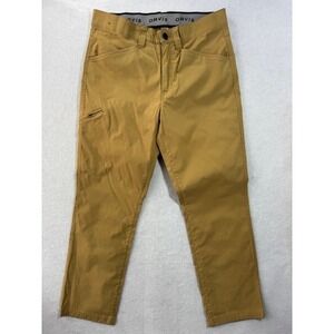 ORVIS Mens 32 x 30 Tan‎ Stretch Water Repellent Cargo Outdoor Pants
